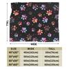 Dog Paw Print and Bone  Blanket Quality Soft Warm  Throw Blanket Winter Children Home Decor Pattern Bedspread