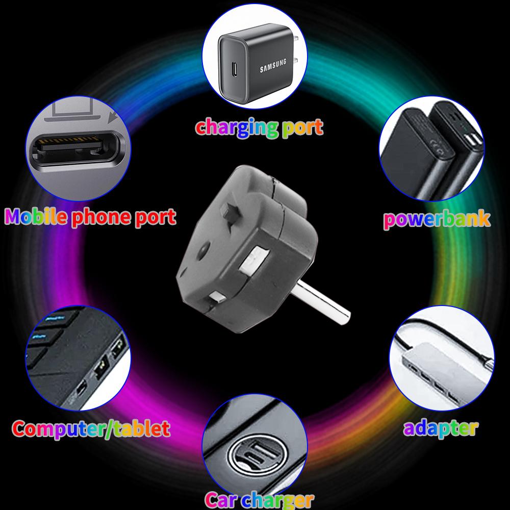 Mini TYPE-C LED Car Light Ambient Night Light Decorative Neon Lamp Auto Interior Atmosphere Emergency RGB