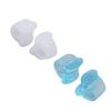 6 Pairs Silicone Toe Separators Relief Bunion Pain Toes Corrector Stretcher Pad Blue White