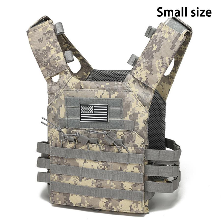 outdoor training vest (including US flag emblem) with convenient expansion, lightweight and multifunctional JPC vest