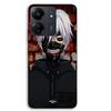Custom Phone Case - MANIACASE - Xiaomi Redmi 13C 4g - TPU Silicone - Black - Tokyo Ghoul (Kaneki Ken)