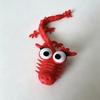 3D-gedruckte Cartoon-Drachenfigur, Drachen-Ornament mit großen Augen und beweglichen Gelenken, Drachen-Fidget-Spielzeug zur Stressbewältigung für Zuhause und Büro