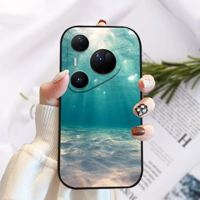 Phone Case For Huawei Pura 80 Ultra Pretty Stylish Painting Soft TPU Silicone Shockproof Cover For Huawei Pura80Ultra Fundas