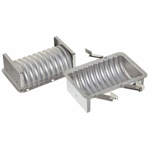 Tiger Crown Bread Pan, Silver, W8 X D13.2 X H8cm, Wave Pattern, Small, 2387