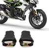 Adaptador de suporte de luz de seta de motocicleta para KAWASAKI NINJA 250 300 400 650 1000 ZX6R Z125 Z250 Z300 Z400 Z650 Z900 Z1000SX