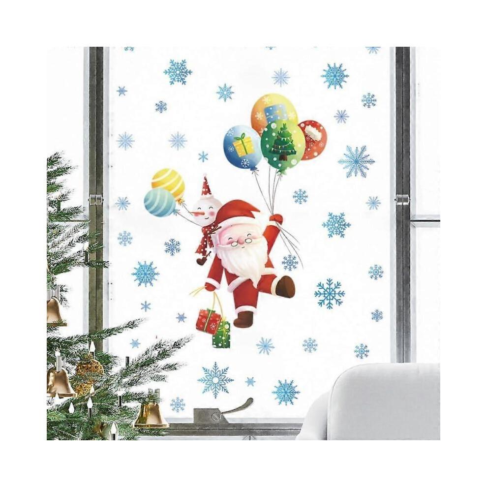 Christmas Decoration Stickers Glass Decoration Window Decoration Door Decoration Christmas StickersWindow Stickers, Santa Claus
