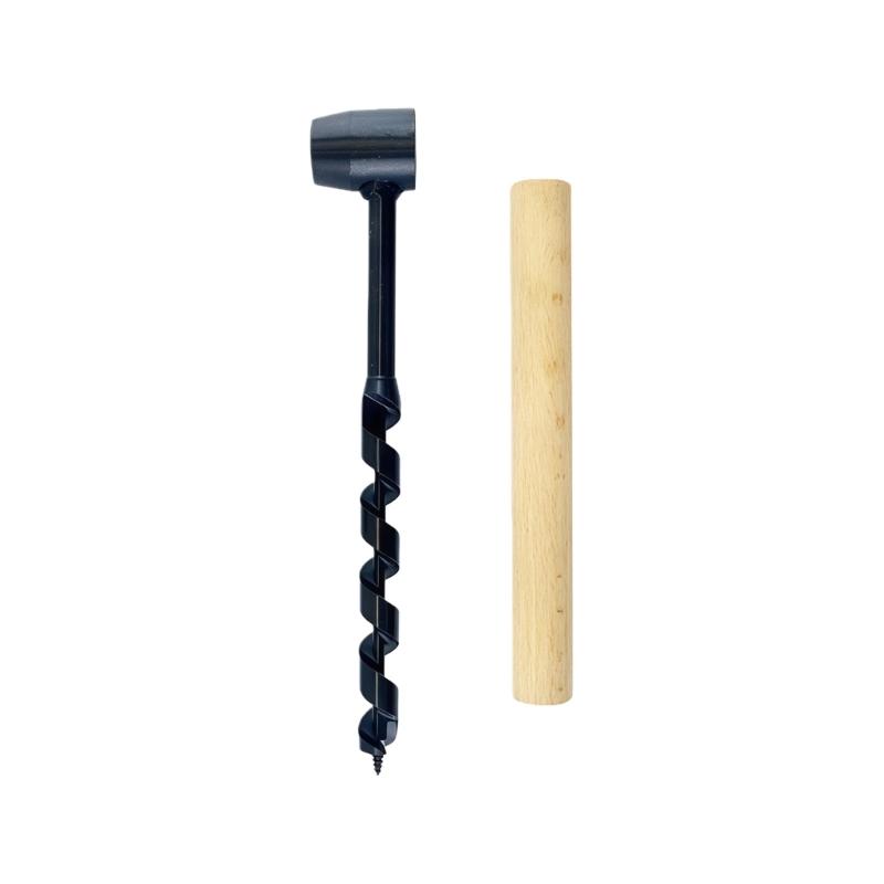 Punta per Trapano Legno in Acciaio ad Alto Tenore di Carbonio Trivella a Mano Portatile per Legno Umido e Applicazioni Fai-da-te in Varie Condizioni