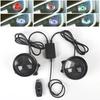 3 Inch Dynamic Devil Eye LED Car Light Headlight Assembly 6 Mode 3D Modified Eagle Eye Light With Remote Modification Kit