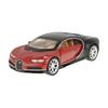 Model 1:34 Bugatti Chiron, czerwono-czarny