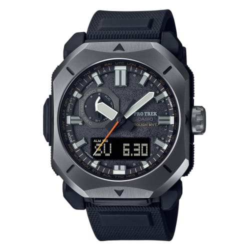 

Casio Watch Protrek [] Climber Line Radio Solar Biomass Plastic PRW-6900Y-1JF Men s Black