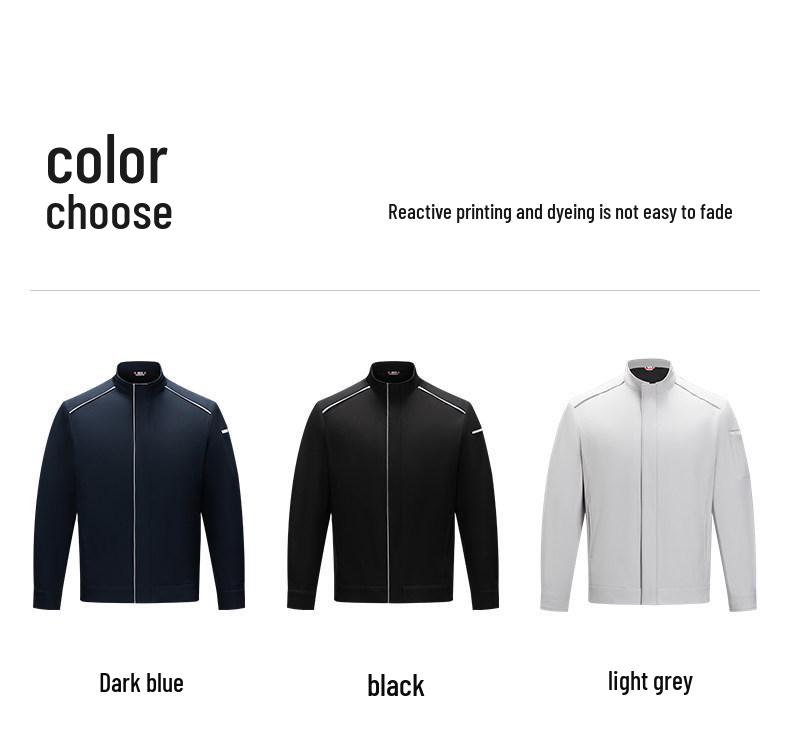 BMW Waterproof Workwear Jacket with Custom Logo for Employees - Stand-up Collar, Autumn/Winter Season
