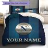 SSC Napoli Custom Name Pattern Bedding,Quilt Set Quilt Cover Pillowcase Home Birthday Gift(1 * duvet cover + 2 * pillowcase, without core)