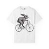 Rabbit Bicycle T-Shirt: Whimsical Vintage Style, Animal Lover Gift