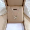 Real Gold Cold Necklace In The E-Commerce Good Goods Furnace, Women'S Collarbone Chain With Jewelry