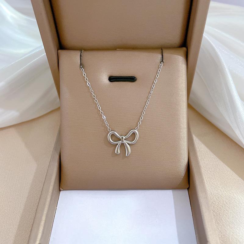 Real Gold Cold Necklace In The E-Commerce Good Goods Furnace, Women'S Collarbone Chain With Jewelry