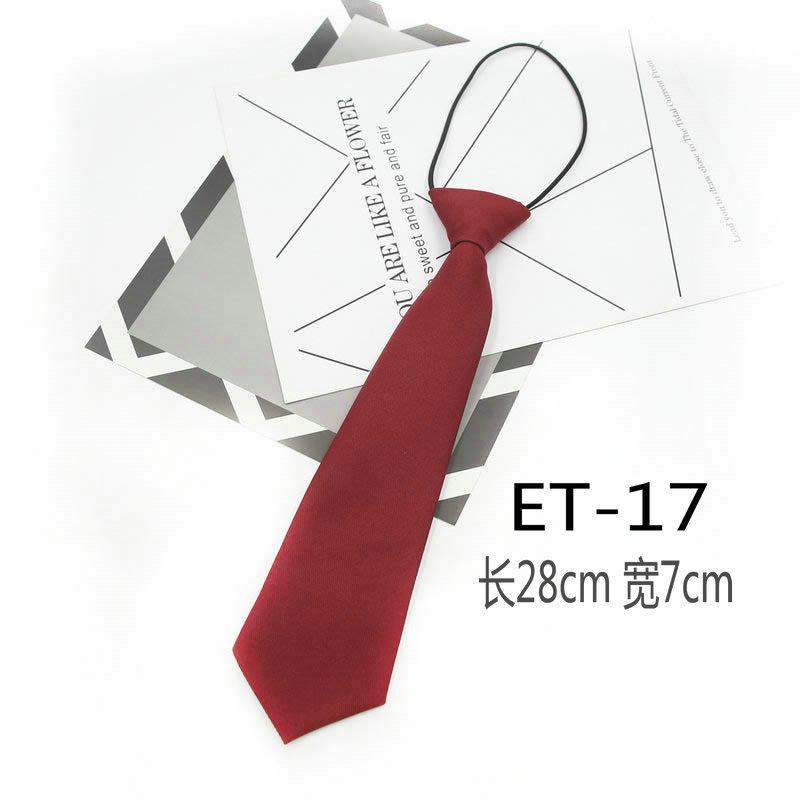 Ins Plaid Cotton Tie, Women'S Uniform College Style Rubber Band, Free Lazy Tie