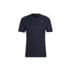 T Shirts Men's Navy Blue Crew Neck Moderate Straight Fit HC0408