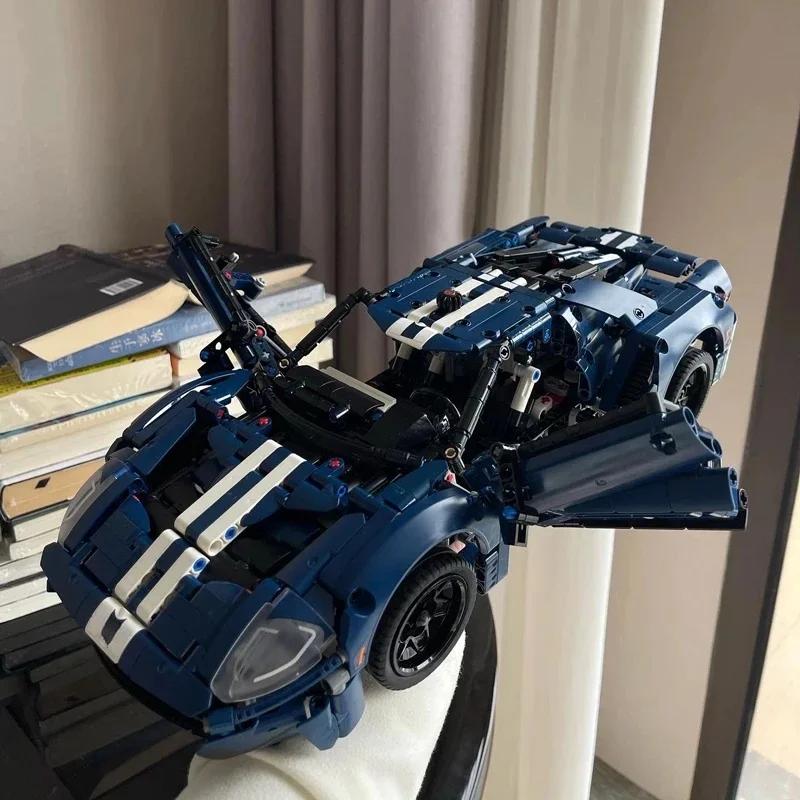 

Технический 1486Pcs Классический гоночный автомобиль GT 1:12 совместимых строительных блоков Expert Speed Sport Car Model Bricks Toys Gifts