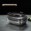 304 Stainless Steel Food Container with Handle