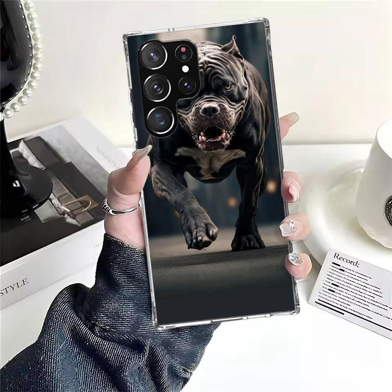 Pit Bull Pet Dog Pitbull Soft Phone Case For Samsung Galaxy S22 S23 S24 S25 Edge S26 Ultra S20 FE S21 Plus + Fundas Coque Galaxy