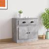 Vidaxl Cabinet, Concrete Gray, 70X35.5X67.5Cm, Wood-Based Material