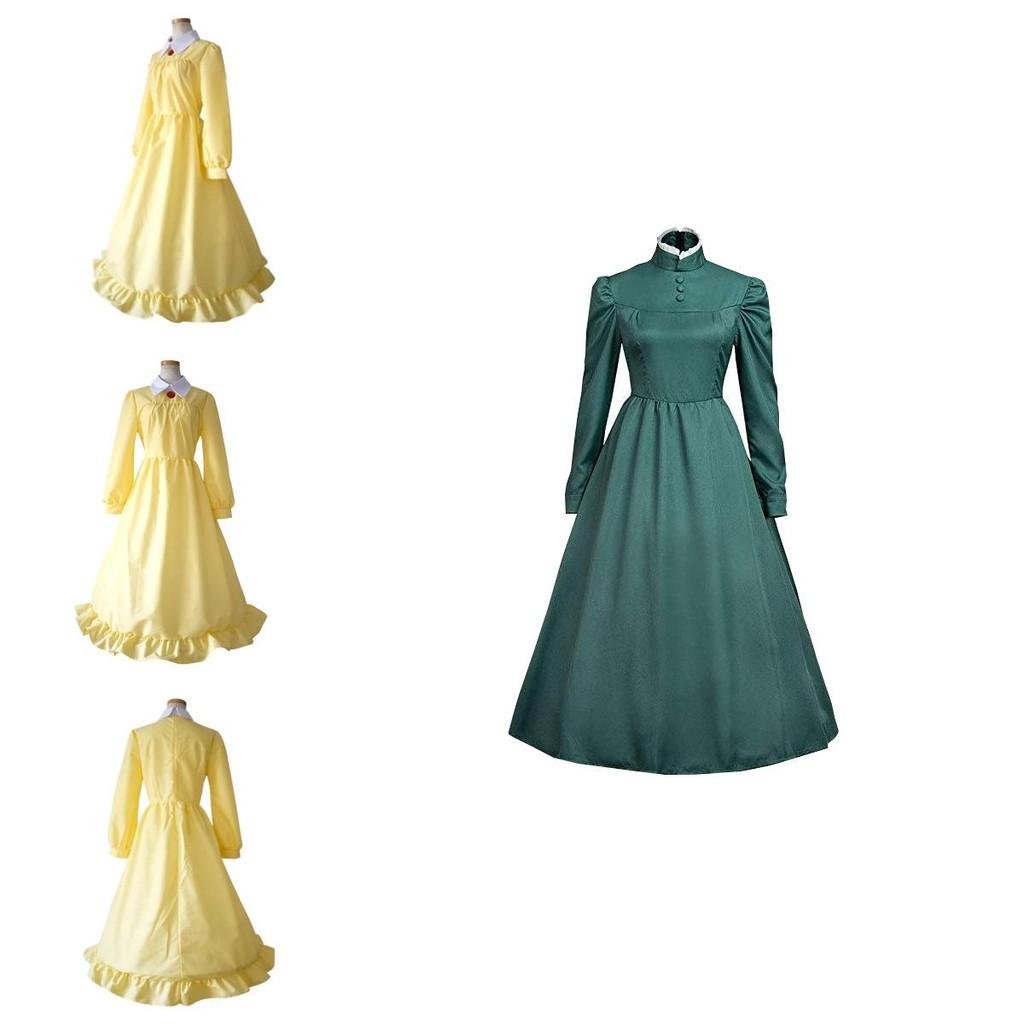 Costume de cosplay de Sophie du Château Ambulant : robe magnifique à manches longues