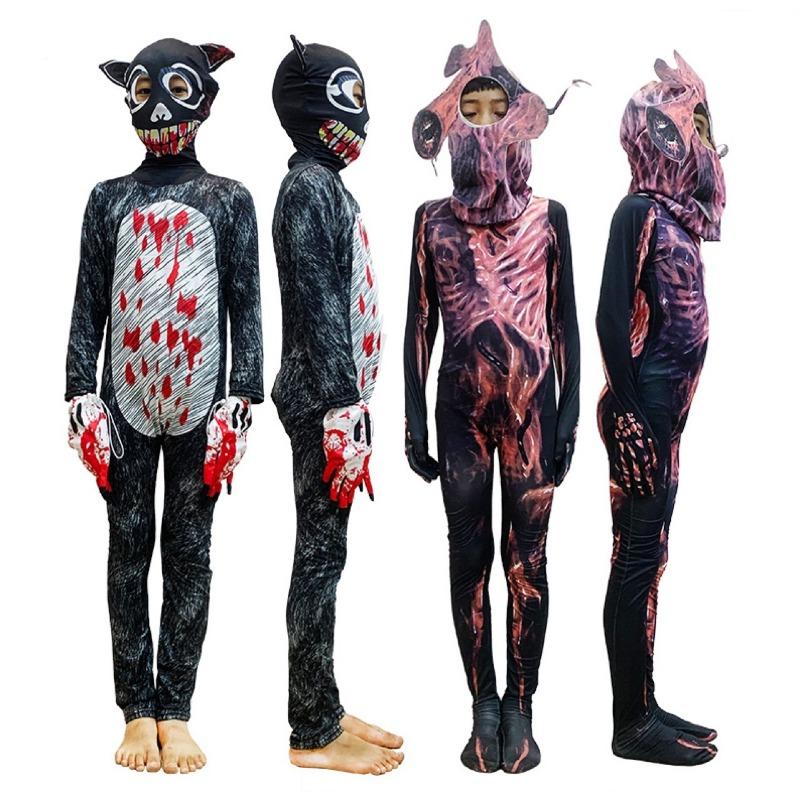 Halloween Children's Tights Costumes Horror Games Role-playing Children's Onesies Children's Police Bamboo Flute Costumes