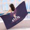 Bee And Puppycat Anime Big Microfiber Beach Towels Quick Dry Towel Sand Beach Towels Pool Towel for Travel Swim Pool Yoga