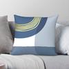 Minimalist Mid Century Abstract Square Pillowcase Polyester Linen Velvet Printed Decorative Throw Pillow Case Home Cushion Cover