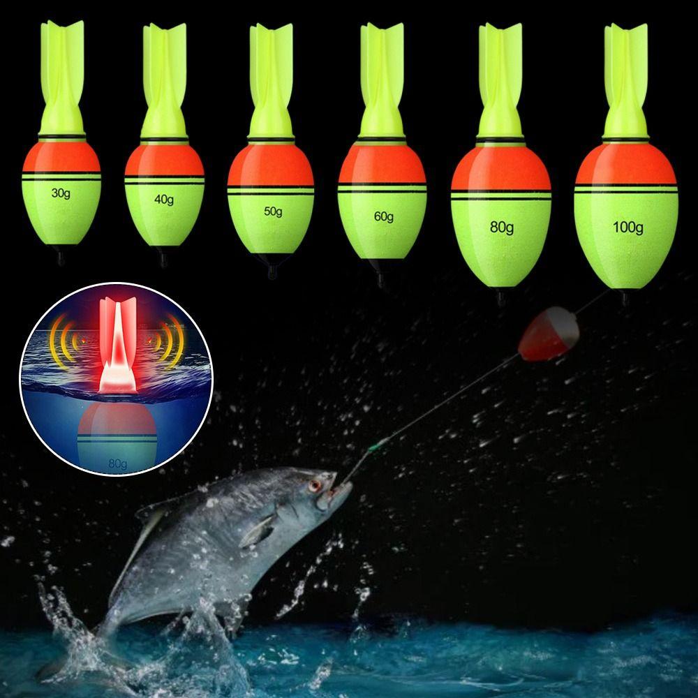 5pcs Light Stick Luminous Float Long Casting Plastic Bobber 2025 EVA Fishing Float Night Fishing