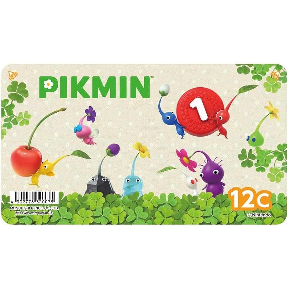 Pikmin [Zestaw Papierniczy] Papierniczy Zestaw 6 Sztuk Mitsubishi Pencil Przygotowanie do Szkoły Stati...
