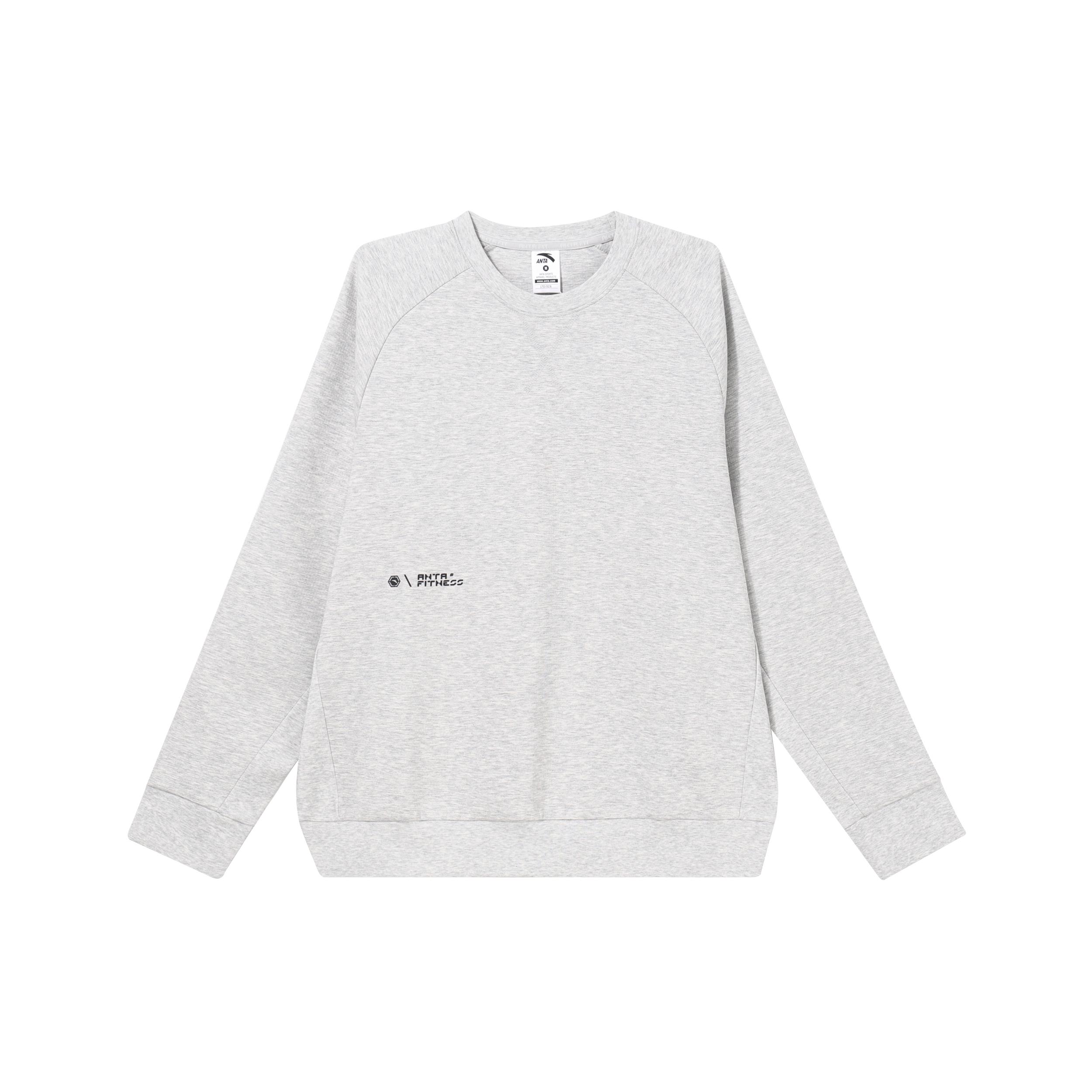 Anta Variety Training Collection Sweatshirt Men s Gray Heather Gray 952337707-1 XL