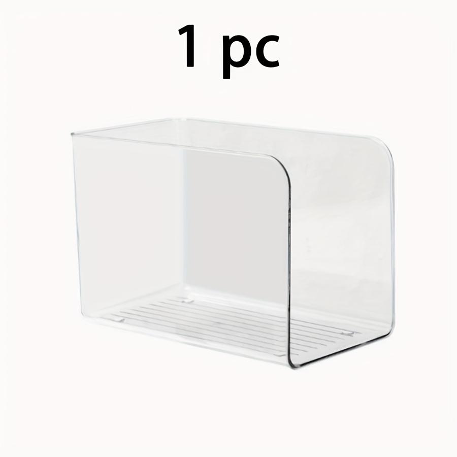 

Clear Acrylic Desk Organizer with Multi Compartments. Transparent book stand, file & stationery holder for office & dorm.