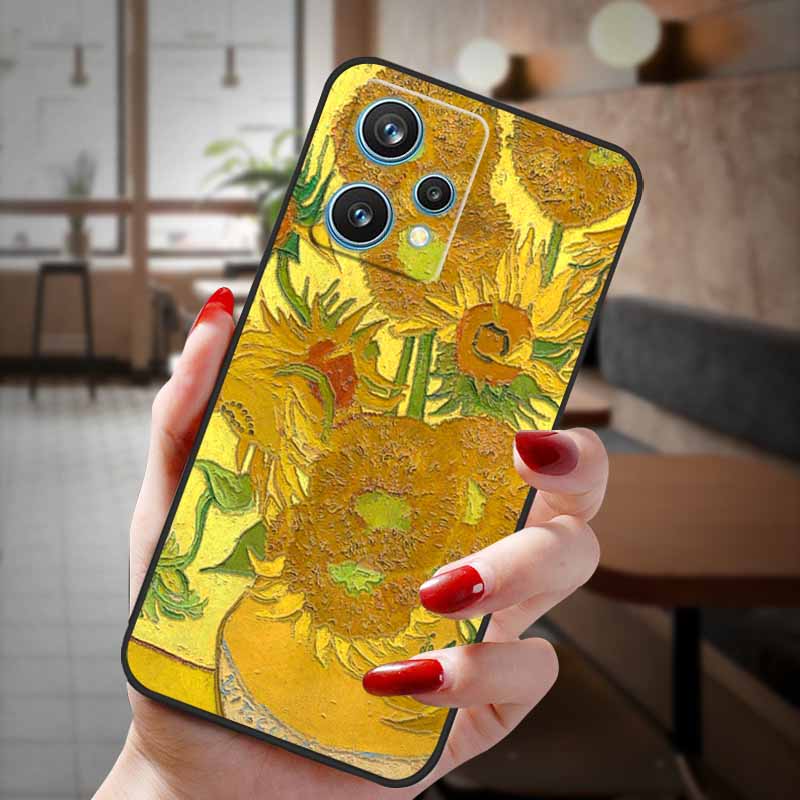 For Realme 9 Pro 5G 2022 Case Cartoon 3D Emboss Flower Relief Phone Cases For realme 9 Pro Plus 5G Silicon Cover Realme9 9pro+