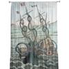 Sea Octopus Cthulhu Sheer Curtains for Living Room Modern Voile Curtain Bedroom Tulle Curtains Window Drapes Decor
