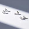 Tani by Minetani 14k Classic Solitaire Earring  2ct