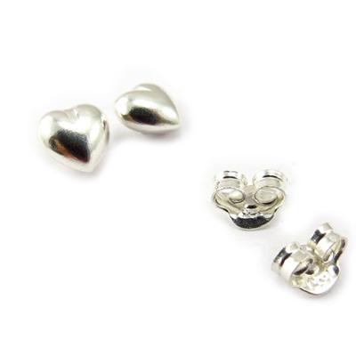 [K4738] - Silberne 'Love'-Ohrringe silber/silber/