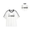 Li Ning Chrysanthemum Spring Summer American Vintage Letter Loose Comfortable Casual Short Sleeve T-Shirt Unisex T-Shirt AHSU657-1(TEAM702-3.4.9)
