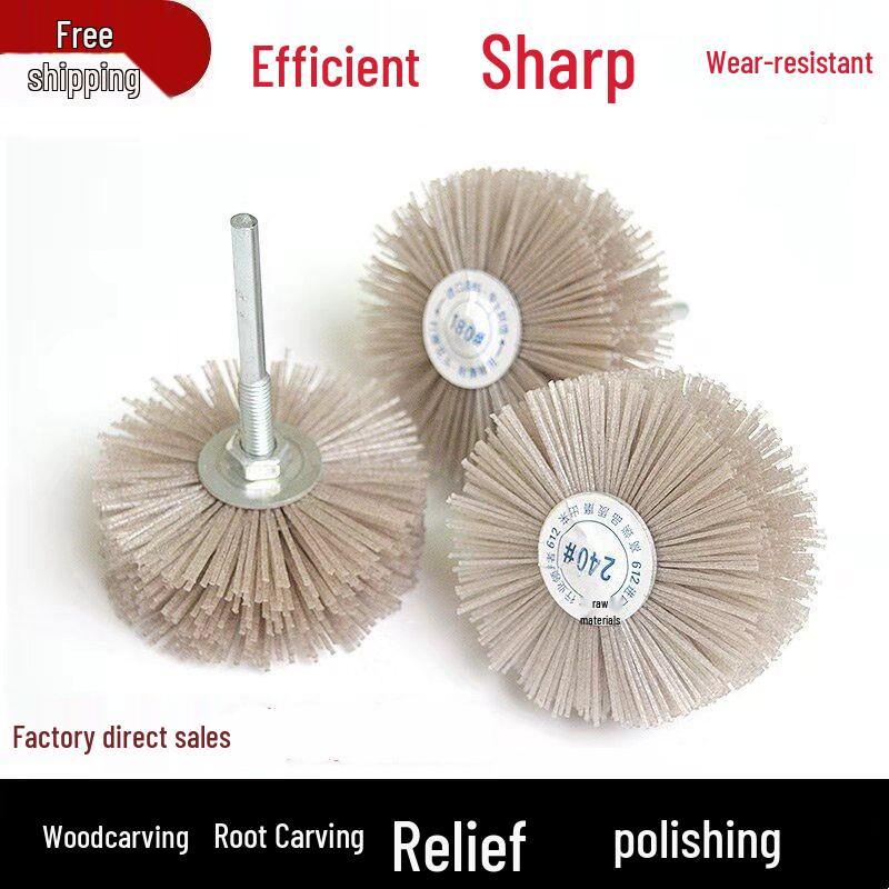 Nylon Abrasive Polishing Wheel for Wood and Furniture Carving