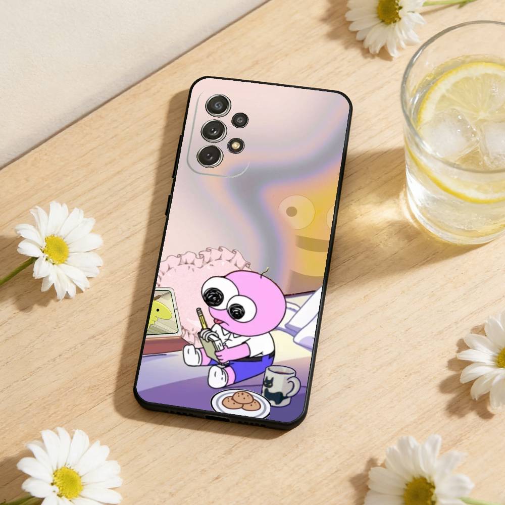 

Smiling Friends Phone Case For Samsung S26,S25,S24,S21,S22,S23,S30,Ultra,S20,Plus,Soft Silicone Black Cover Samsung S235G