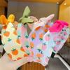 New Fruit Print Hairband for Women Strawberry Knot Bow Headband Korean Sweet Fabric Hoop Hair Band Girls Hair Accessories