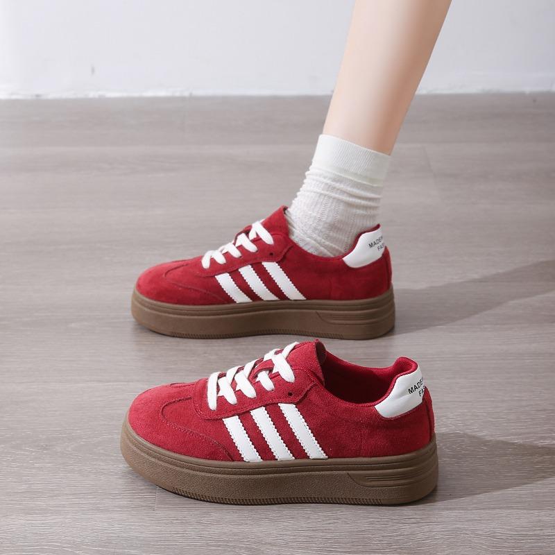 Gelbe Damen neue Sommer dünne atmungsaktive Mesh-Schuhe Größe dicke Sohle erhöhend lässige Sport-Board-Schuhe