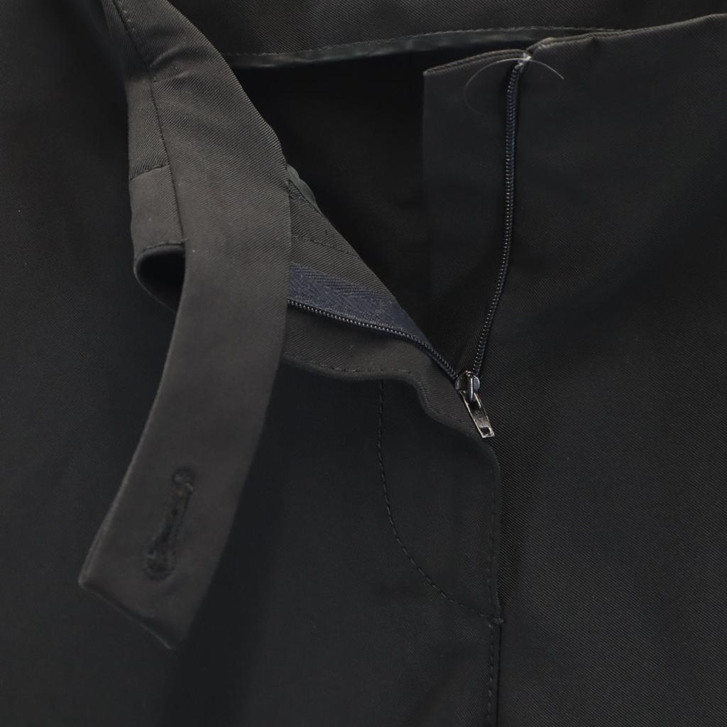 PRADA made in Italy Nylon pants 42 black Women Used
