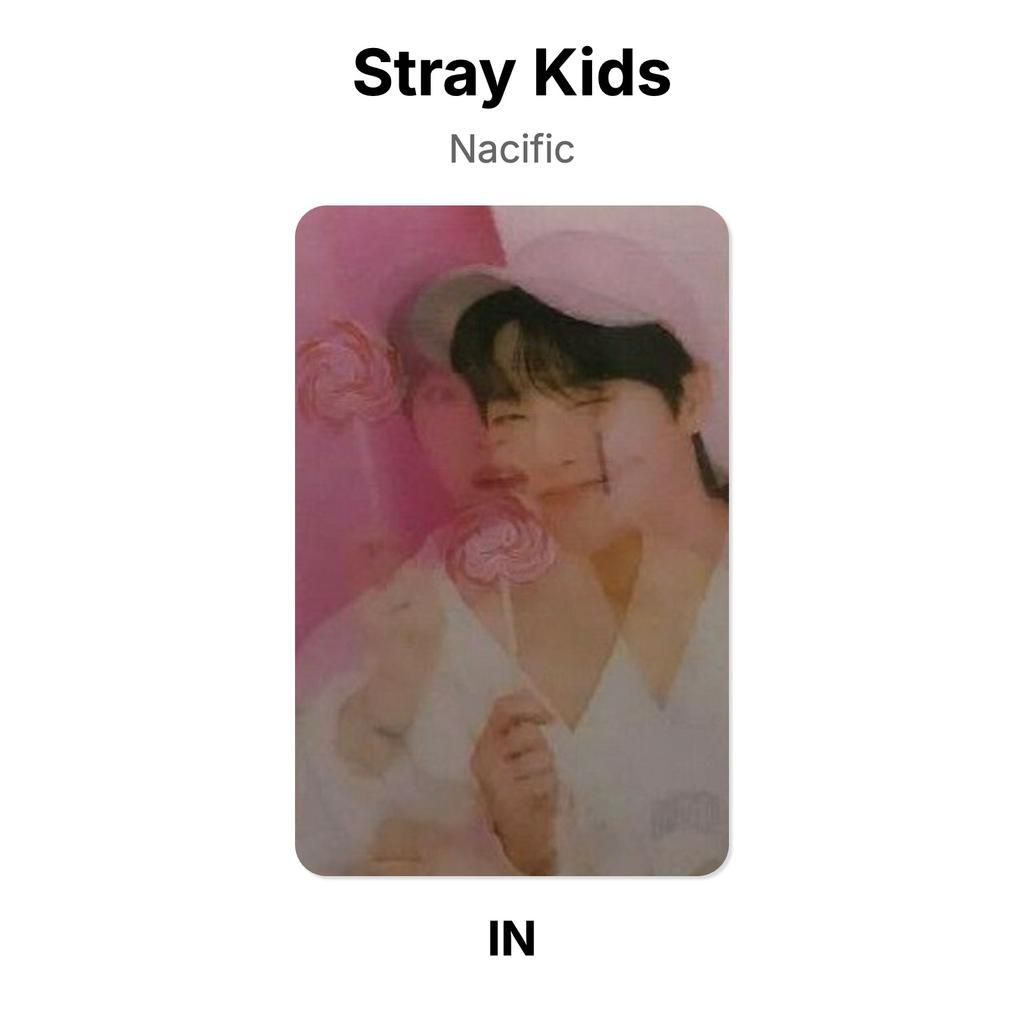 Stray Kids Nacific Official Photocard