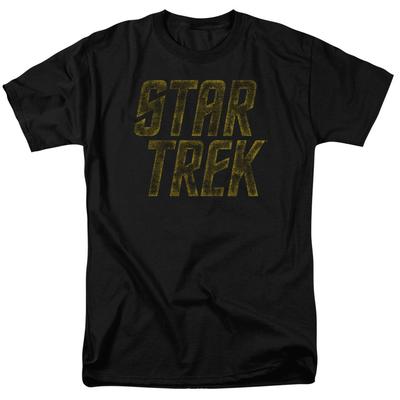 T-shirt Star Trek Logo Usurato Serie TV Taglie S-4XL NUOVA