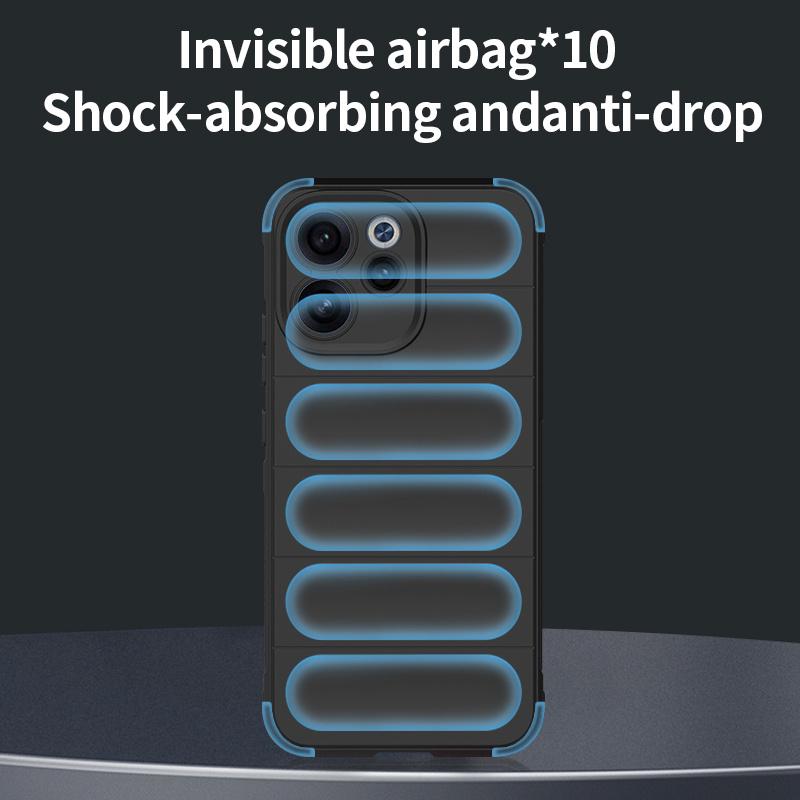 Shockproof Matte Armor Phone Case For OPPO Reno 15 15F 15C Reno15 Reno 15 Pro Max 5G Cases Soft Liquid Silicone Skidproof Fundas