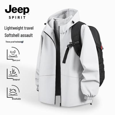 JEEP SPIRIT Herren Herbst Outdoor 3-fach geschützte Wanderjacke