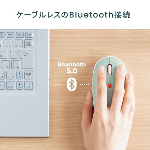 Sanwa Direct Bluetooth Mouse Thin Quiet Rechargeable Type-C Fast Charging Multi-pairing Lightweight Portable Bluetooth Mouse Gray 400-MABT178GYN