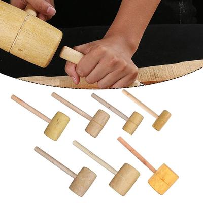 Hand Tool Knock-resistant Carpentry Hammer Safe Handmade Handmade Hammer Durable Practical Wood Hammer DIY