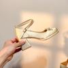 Women's Shoes 2025 New Buckle Strap Women's High Heels Fashion Butterfly-knot Dress Pumps Women Hot Sale Shallow Mary Jane Shoes